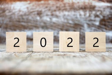 Mutlu Noeller ve yeni yılınız kutlu olsun. Geçmiş için 2022 kavramı.