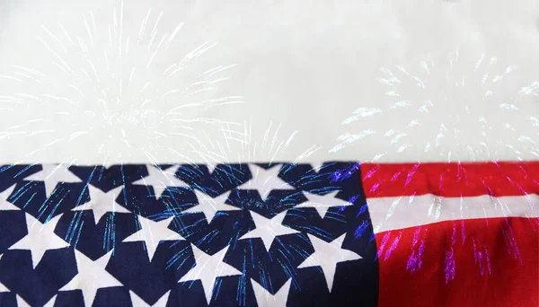 Amerikaanse Vlag Onafhankelijkheidsdag Usa Vieren Juli — Stockfoto