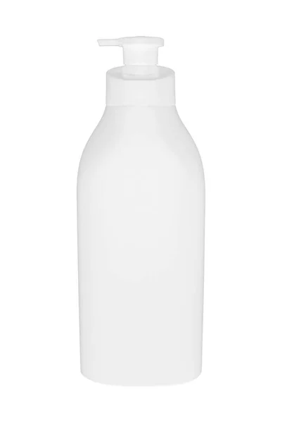 白い背景に分離したクリーム ポンプ ボトル — ストック写真
