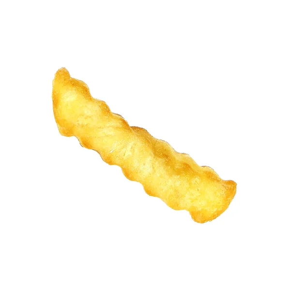 Pile French Fries Isolated White Background — Stock Photo, Image