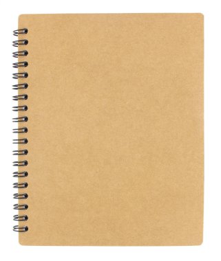 Beyaz arkaplanda izole edilmiş kitap