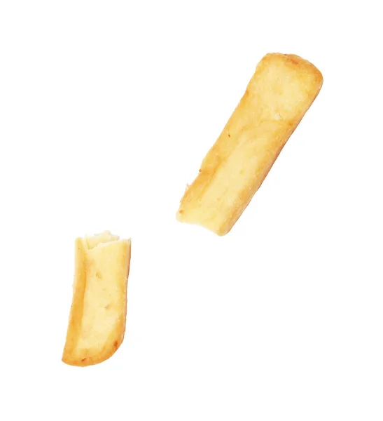 French Fried Isolated White Background — Stock Photo, Image