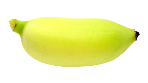 Fruta Banana Tropical Isolada Sobre Fundo Branco — Fotografia de Stock