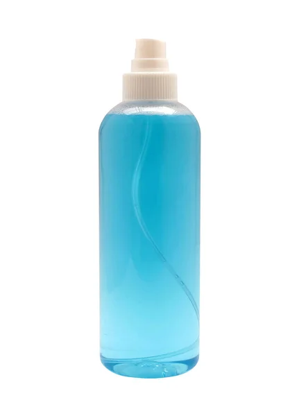 Alkohol Semprotan Botol Pompa Untuk Tangan Mencuci Terisolasi Pada Latar — Stok Foto