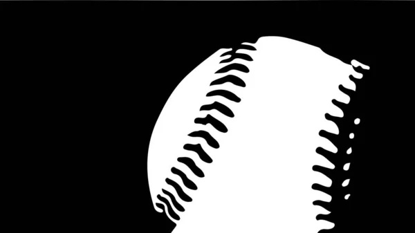 Icono Béisbol Aislado Sobre Fondo — Vector de stock