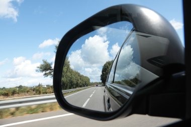 Rear view mirror clipart