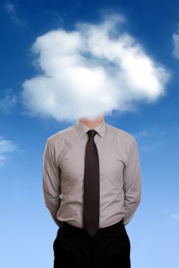 Head in the clouds clipart