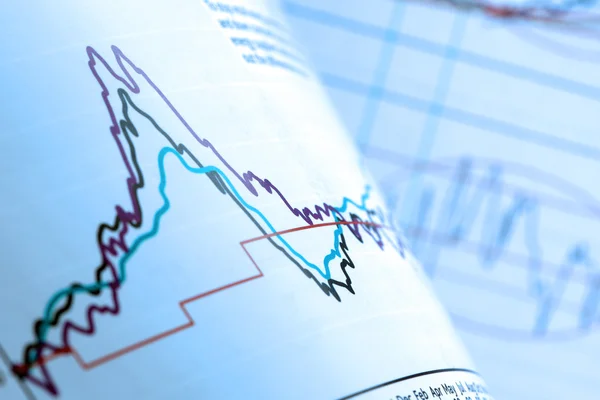 Affärsdiagram — Stockfoto