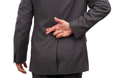 parmak çarpı işareti geri businessmans