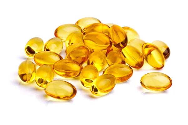 Fish oil capsules — Stock Photo, Image