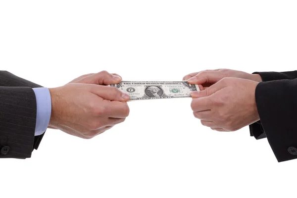 Arguing over money — Stock Photo, Image