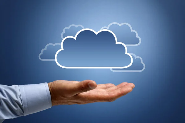 Concetto di cloud computing — Foto Stock