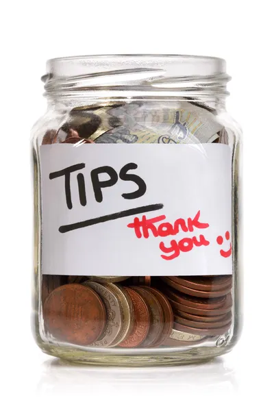 Tip jar — Stock Photo, Image