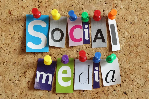 Redes sociales — Foto de Stock