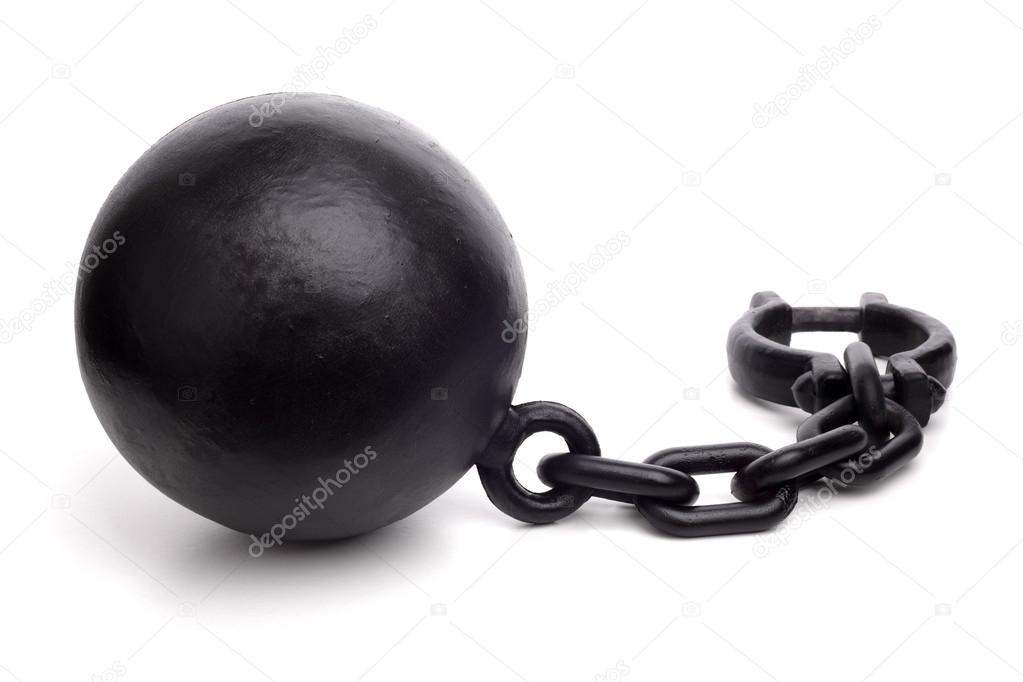 Ball and chain — Stock Photo © BrianAJackson 24526333