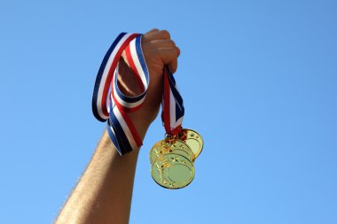 Gold medal winner clipart