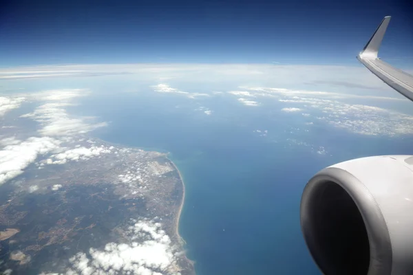 Ventana del avión — Foto de Stock