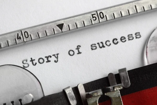 Storia di successo — Foto Stock