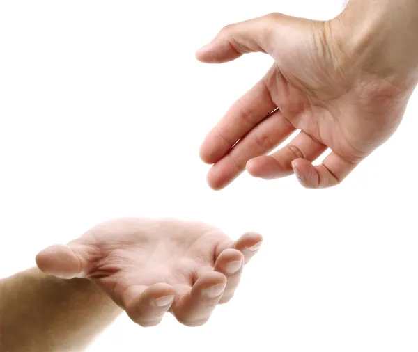 Reaching out for help — Stock Photo, Image