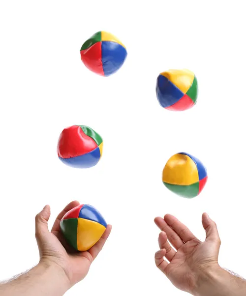 Жонглирование — стоковое фото