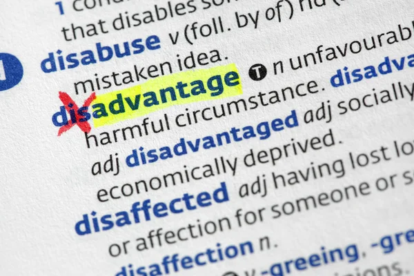 Advantage from disadvantage — Stock Photo, Image