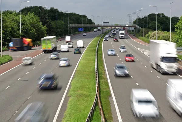 Motorway traffic — Stock Photo, Image