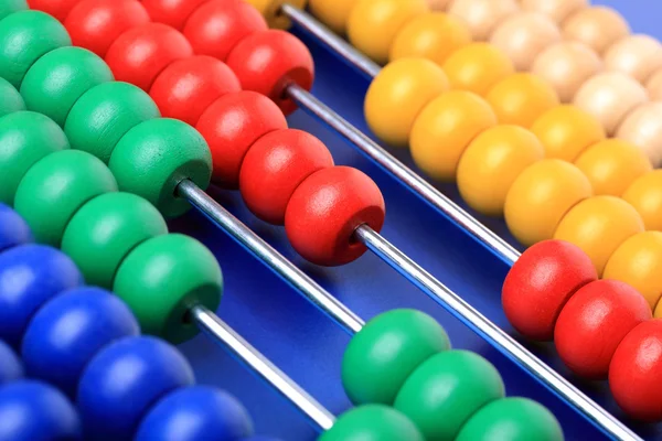 Abacus com contas coloridas — Fotografia de Stock