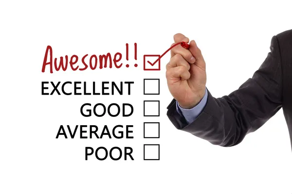 Customer service satisfaction survey — Stock Photo, Image