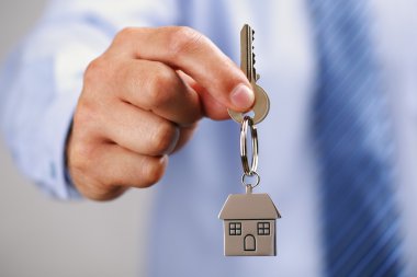 Giving house keys clipart