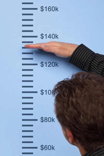 Measuring growth — Stock Photo, Image