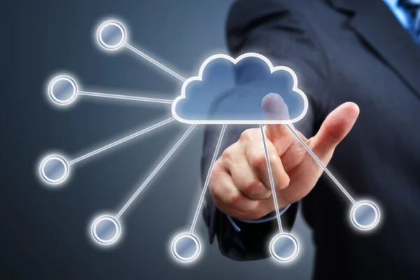 Concetto di cloud computing — Foto Stock