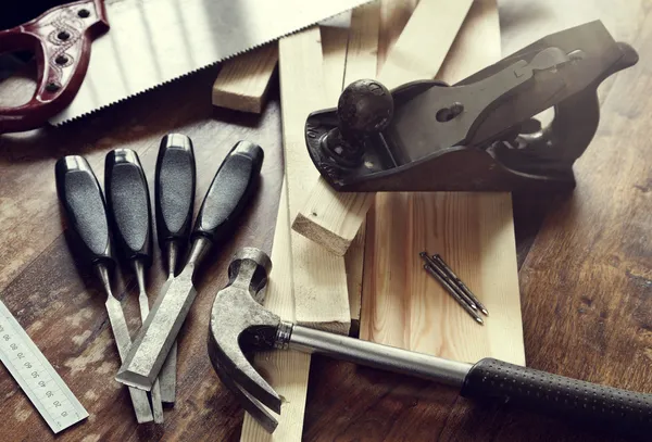 Woodwork tools — Stock Photo, Image