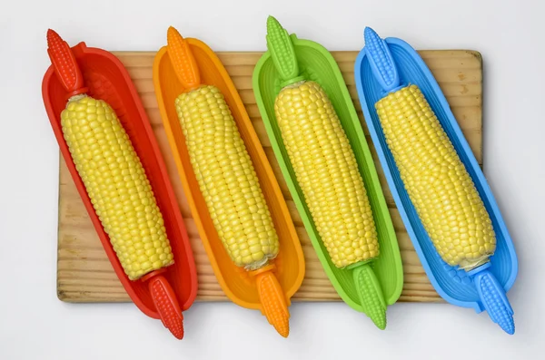 Corn on Prep Board Top 03 — Stock Photo, Image