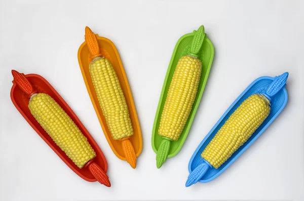 Corn in Dish Top 02 — Stock Photo, Image