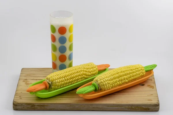 Corn and Milk 05 — Stock Photo, Image