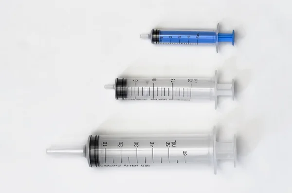 Syringes Top Linear 02 — Stock Photo, Image