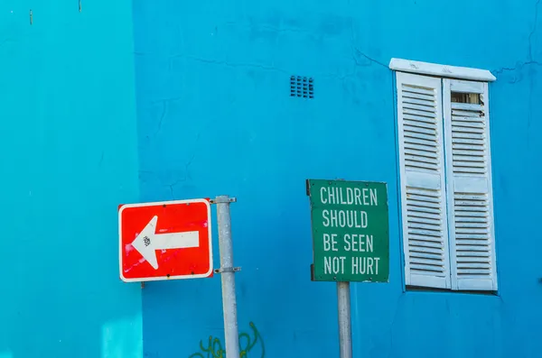 Bo Kaap, Cape Town 100-barn - Stock-foto