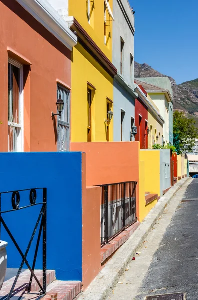 Bo-kaap, Kaapstad 002-straat Rechtenvrije Stockafbeeldingen