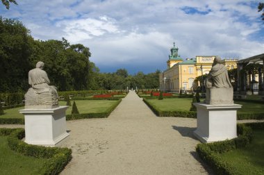 Bahçe içinde wilanow, Varşova