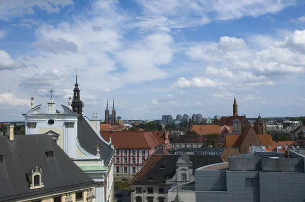 Panoramic view of Wroclaw — Stock Photo, Image