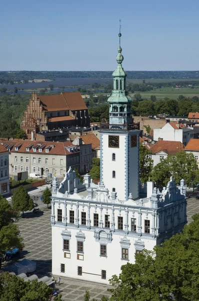 Stadhuis in chelmno — Stockfoto