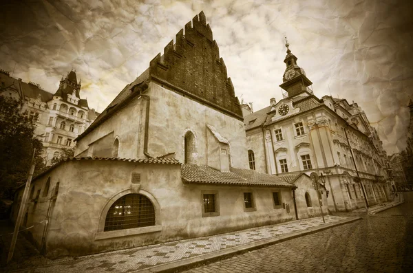 Oud-nieuw synagoge in Praag — Stockfoto