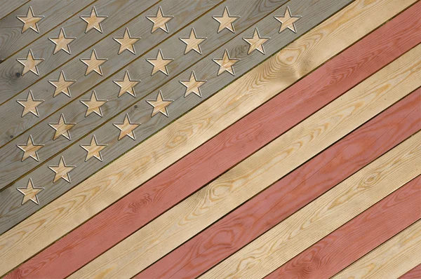 Abstrakte amerikanische Flagge — Stockfoto