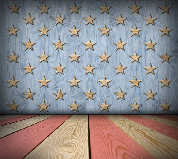 미국의 상징 인테리어 룸 — 스톡 사진