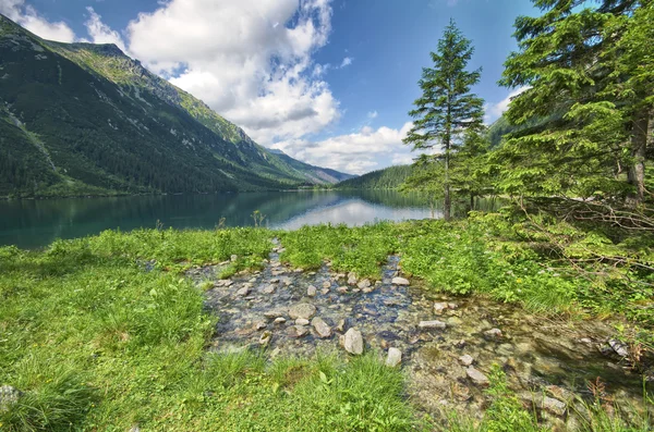 Morskie Oko lake — Stock Photo, Image