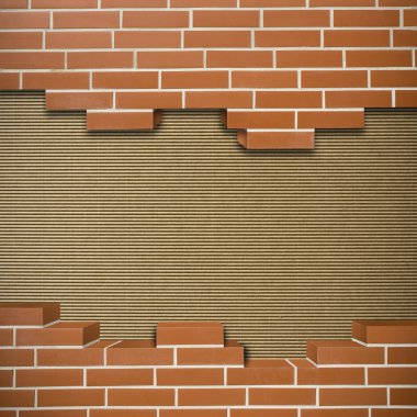 Kırık brickwall arka plan