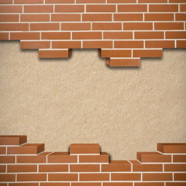 Kırık brickwall arka plan