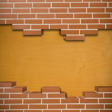 Kırık brickwall arka plan