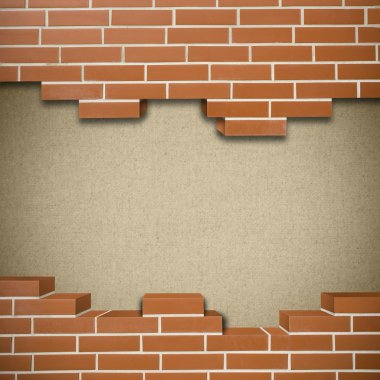 Kırık brickwall arka plan