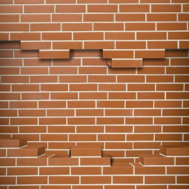Kırık brickwall arka plan